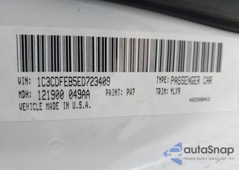 2014 Dodge Dart Gt from USA, damaged, VIN 1C3CDFEB5ED723409